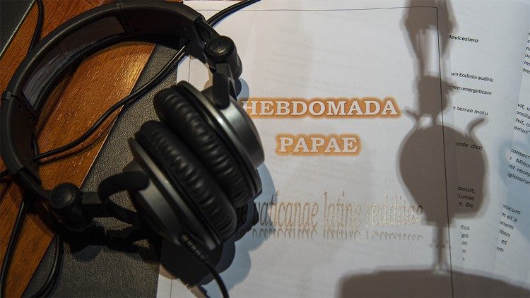 Hebdomada Papae, o boletim em latim do Vatican News