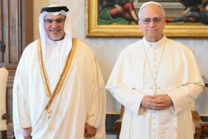 O Papa recebe o príncipe herdeiro e o primeiro-ministro do Bahrein