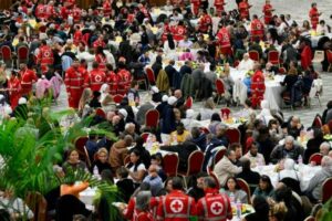 O Jubileu feito caridade: o almoço com os pobres