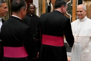 Colaboradores diplomáticos do Brasil encontram o Papa no Vaticano