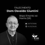 Com pesar, CNBB Sul 1 comunica o falecimento de Dom Osvaldo Giuntini