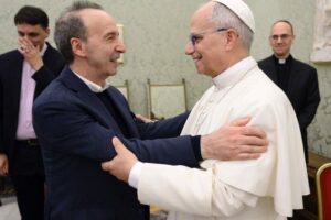 Leão XIV recebe o ator Roberto Benigni: “Belo, o seu Pedro fala de amor”