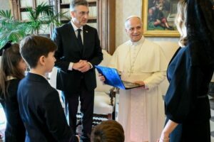 Leão XIV recebe em audiência o presidente da Croácia