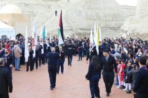 Oração pela paz às margens do rio Jordão