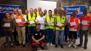 Na Ucrânia. a ajuda dos Cavaleiros de Colombo e da Ordem de Malta