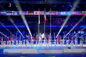 Atletas olímpicos e paralímpicos italianos com o Papa em 9 de abril