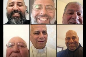 O Papa faz uma videochamada aos padres do sul do Líbano