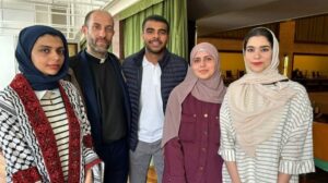 Estudantes vindos de Gaza chegam a Roma, encontram o Papa e esperam ter uma vida digna
