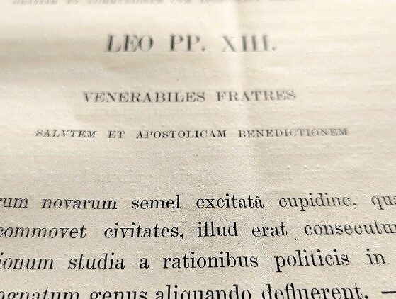 O aniversário da Rerum novarum, um documento pela dignidade humana
