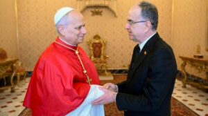 Leão XIV recebe presidente da República da Albânia