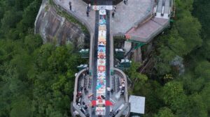 Tapete de Corpus Christi no Santuário Cristo Redentor