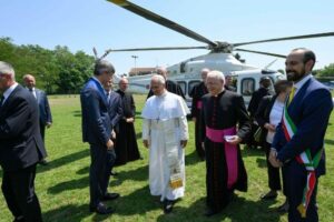 O Papa inicia a visita pastoral a Pavia e Sant’Angelo Lodigiano