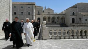 Montecassino: Papa confia à intercessão de São Bento a paz em regiões de conflito