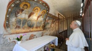 Papa Leão XIV visita o Santuário de Vallepietra