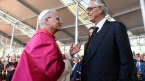 Leão XIV e tenor Andrea Bocelli se unem em oração por um “Cântico de Paz”