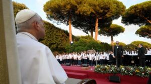 Papa: a beleza da música conduz ao encontro com Deus, “Aquele que é a própria Beleza”