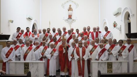 Dia dos Diáconos – Celebração na Paróquia São Carlos Borromeu, a festa de São Lourenço.
