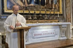 Pe. Kućko recorda João Paulo II, peregrino de Kalwaria, na Polônia