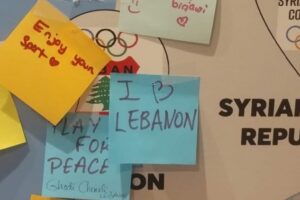 Jogos do Mediterrâneo, o mural que fala de paz e amizade