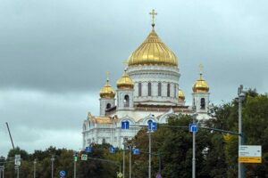 Rússia: Gallagher visita a Catedral ortodoxa de Moscou