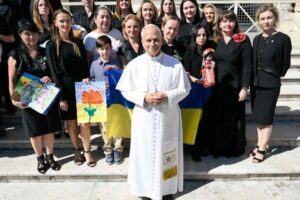 Grupo de ucranianas com o Papa: “Lutamos por nossos entes queridos desaparecidos ou presos”