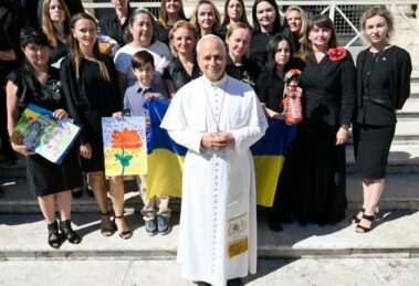 Grupo de ucranianas com o Papa: “Lutamos por nossos entes queridos desaparecidos ou presos”