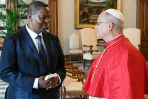 Leão XIV recebe presidente da República Centro-Africana