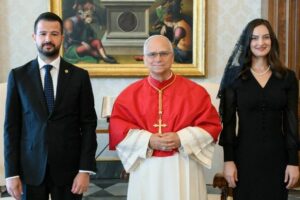 Leão XIV recebe presidente de Montenegro