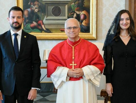 Leão XIV recebe presidente de Montenegro
