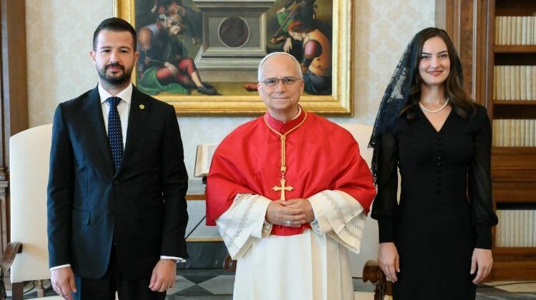Leão XIV recebe presidente de Montenegro